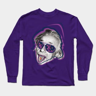 Albert Einstein • Am I or are the others crazy? v3 Long Sleeve T-Shirt